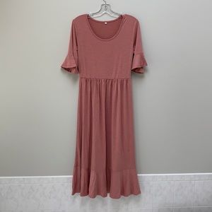 Mauve Midi Dress